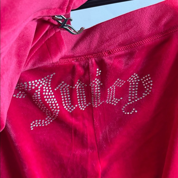 Sold eBay Juicy Couture Red Velvet Jogger set - Picture 7 of 13